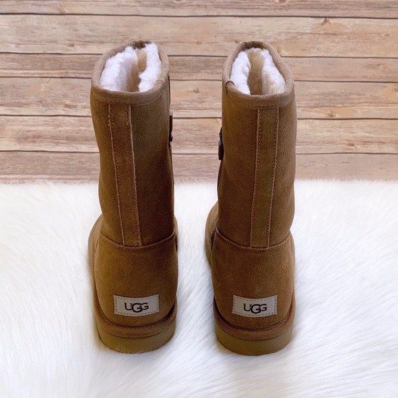 UGG Celvin Chestnut Suede Boots - Picture 5 of 8